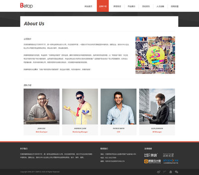 天津网站开发_广告官网网站搭建欣赏!