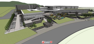 产业园规划方案模型包含办公厂房宿舍研发广场餐厅入口..... su模型库精品区 sketchup吧 sketchup中国门户网站