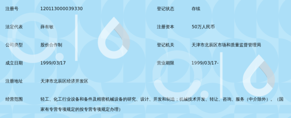 天津市博研轻化精机开发股份合作公司